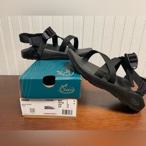 Chaco ZCloud Women's Black Sandals, Size 7